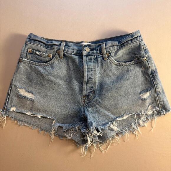 pistola Pants - Pistola Distressed Women Jean Shorts